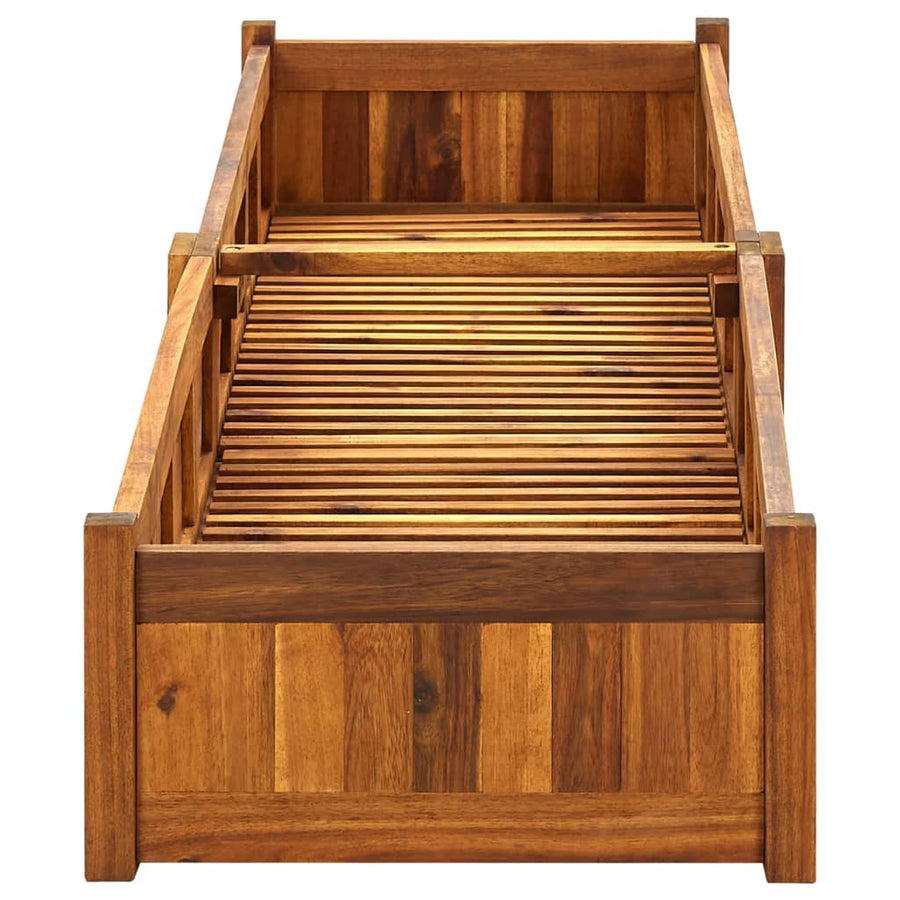 Plantenbak Verhoogd Acaciahout 200 x 50 x 25 cm