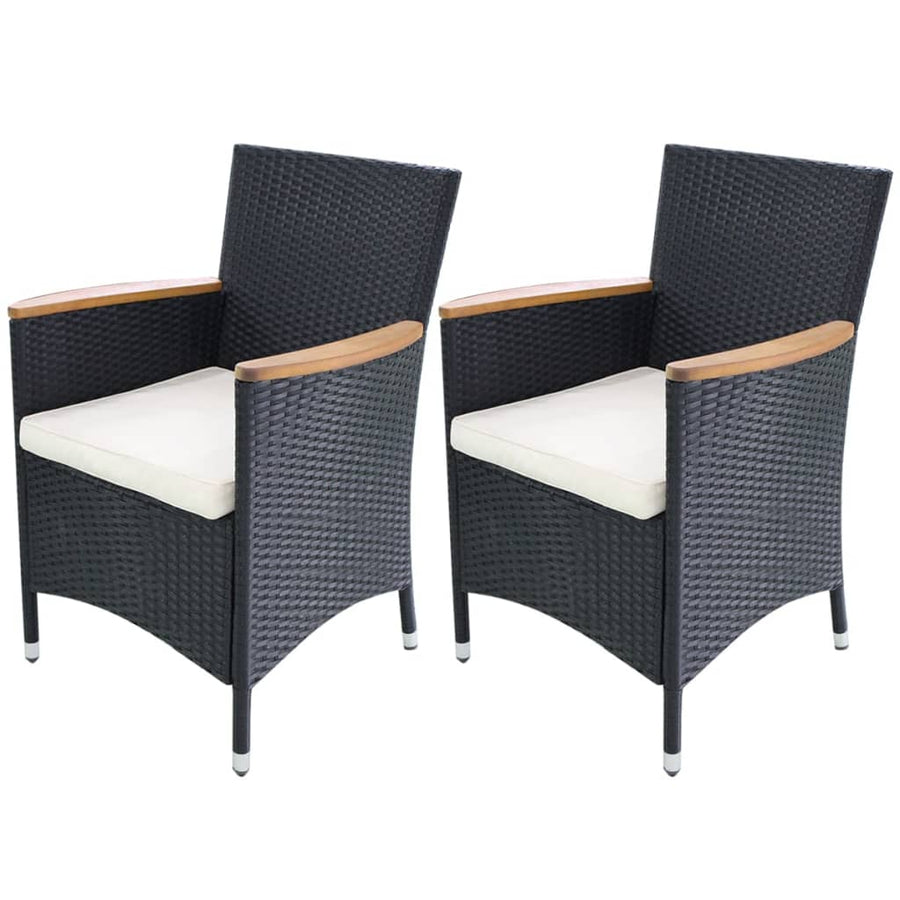 Tuinstoelen Met Kussens Poly Rattan 2