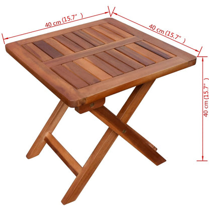 Ligbed Met Tafel Massief Acaciahout 1 ligbed met tafel