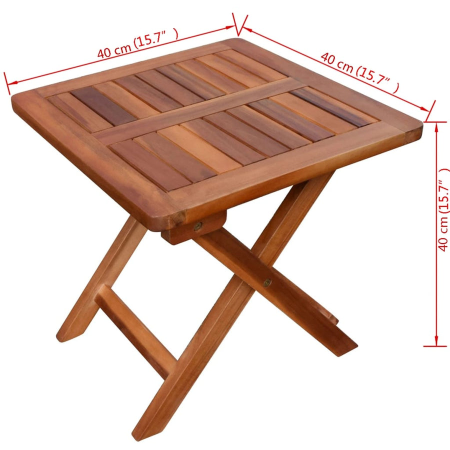 Ligbed Met Tafel Massief Acaciahout 1 ligbed met tafel
