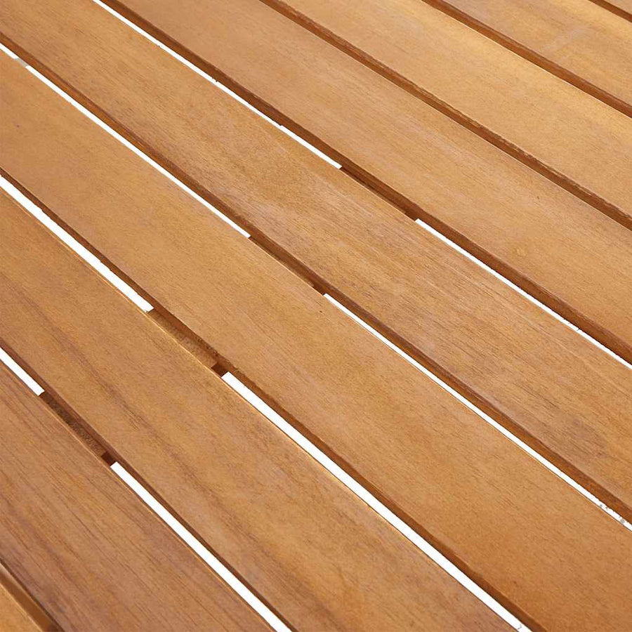 Tuintafel 140x80x74 cm massief acaciahout
