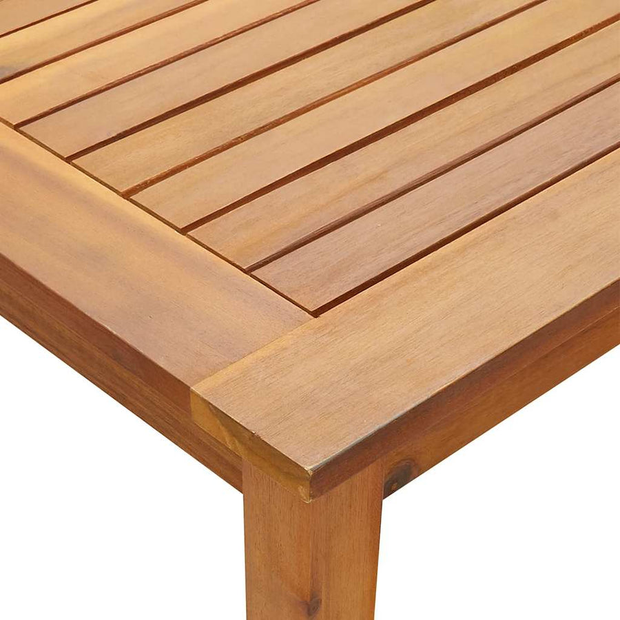 Tuintafel 140x80x74 cm massief acaciahout