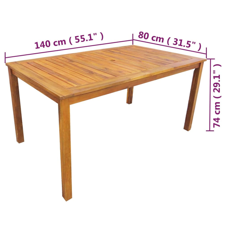 5-Delige Tuinset Massief Acaciahout 4