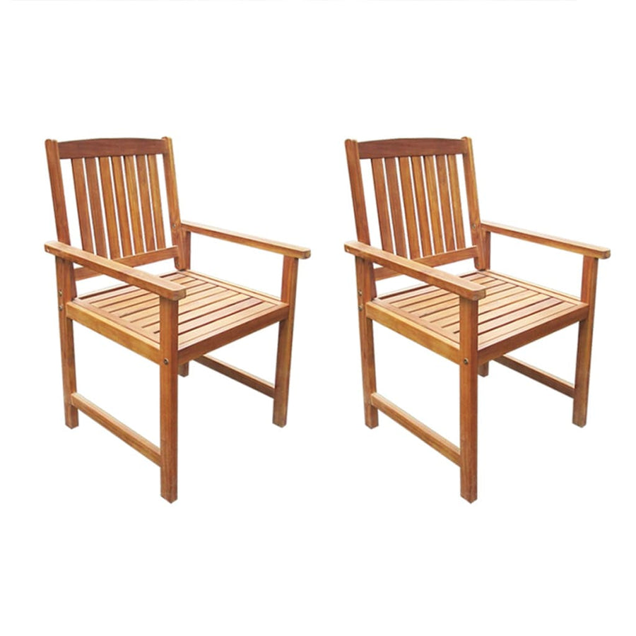Tuinstoelen Massief Acaciahout 2 Bruin