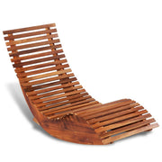Ligbed schommelend acaciahout 149x60x86 cm