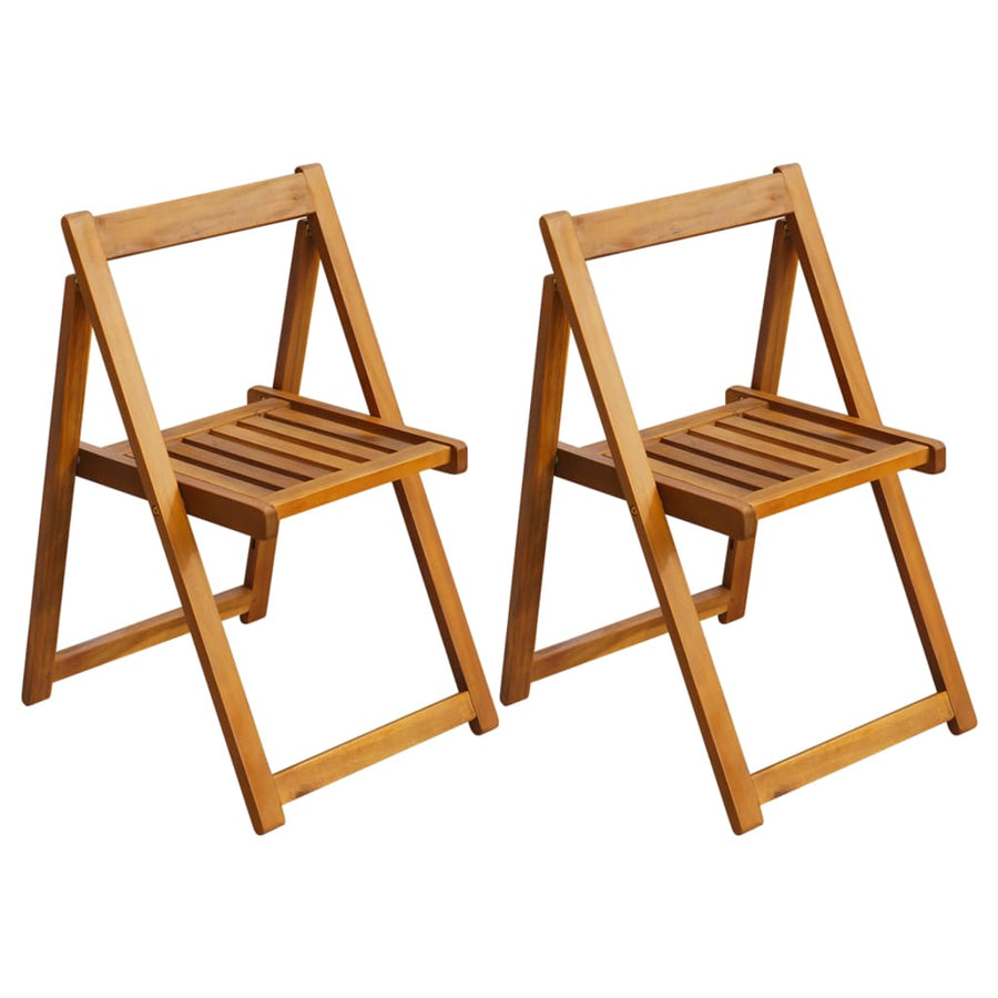 Tuinstoelen Inklapbaar Massief Acaciahout 2