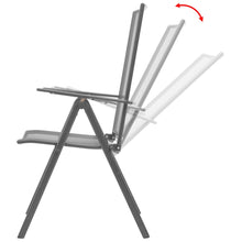 Tuinstoelen Stapelbaar 2 St Staal Grijs