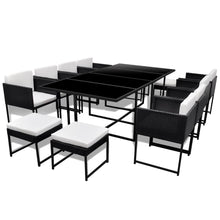13-Delige Tuinset Met Kussens Poly Rattan 12