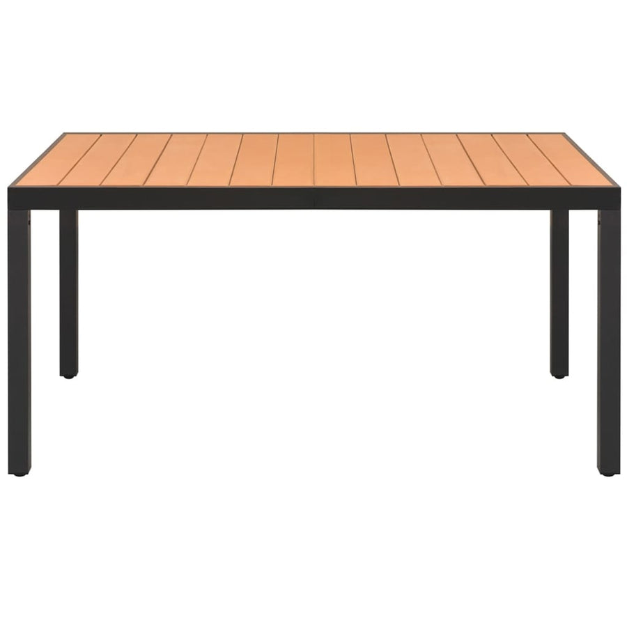 Tuintafel 50X90X74 Cm Aluminium En Hkc 150 x 90 cm