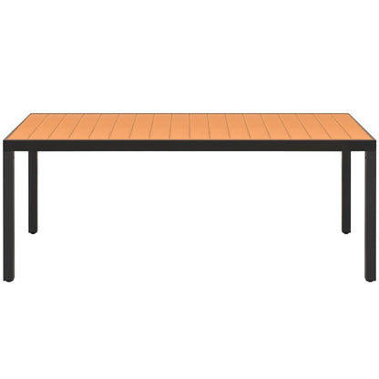 Tuintafel 85X90X74 Cm Aluminium En Hkc 185 x 90 cm