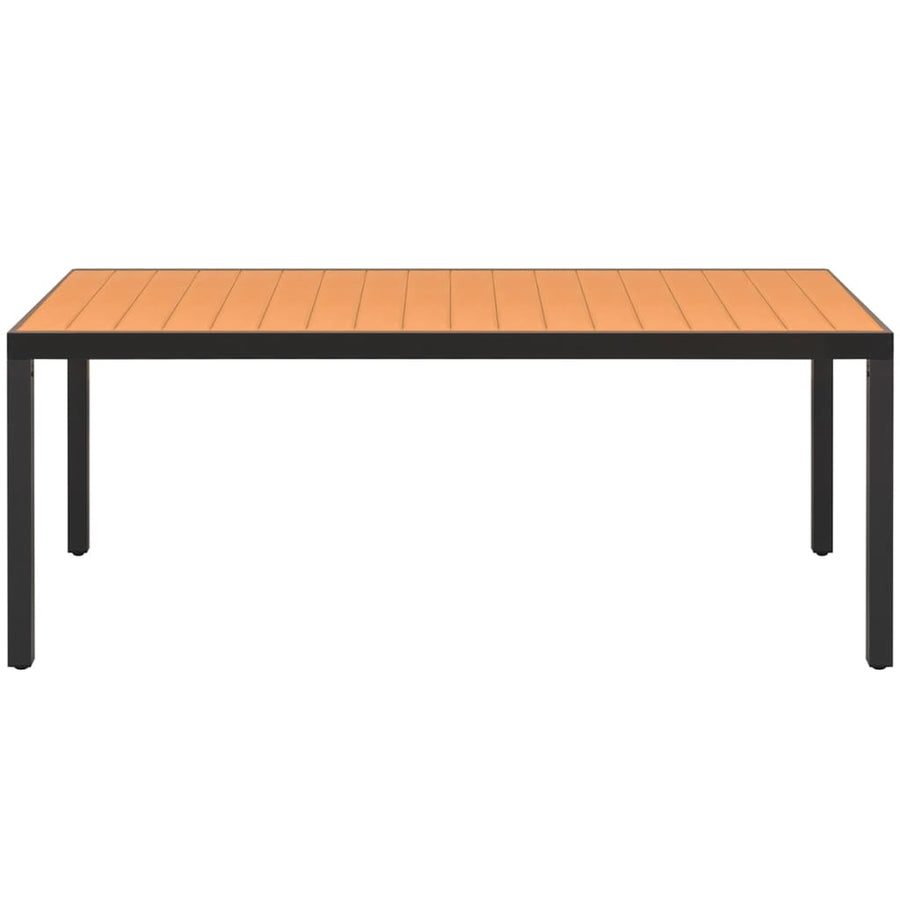 Tuintafel 85X90X74 Cm Aluminium En Hkc 185 x 90 cm