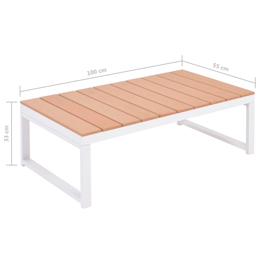 -Delige Loungeset Met Kussens Aluminium En Hkc 5 Loungeset met ligstoel