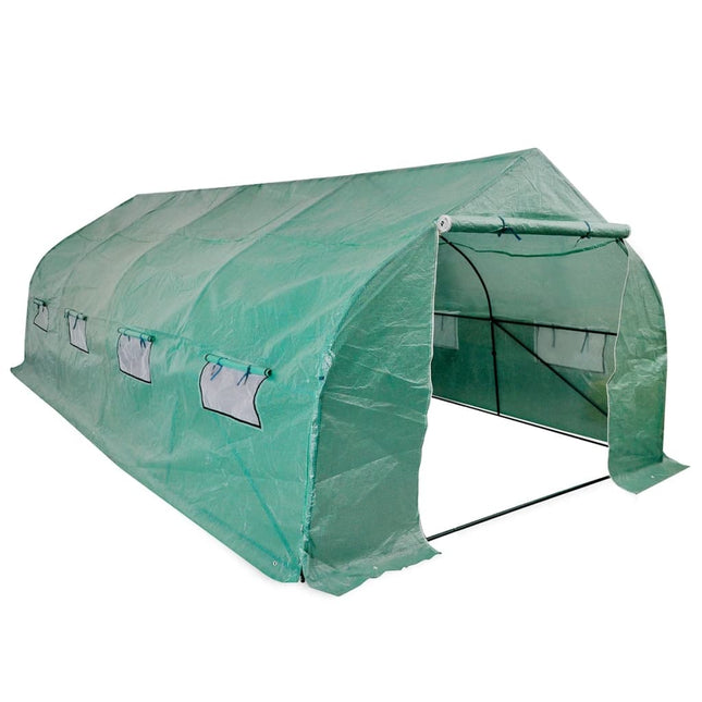 Tuinkas Walk-In Draagbare Polytunnel Met Stalen Frame 18 M²