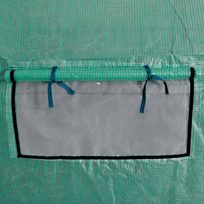 Tuinkas Walk-In Draagbare Polytunnel Met Stalen Frame 18 M²
