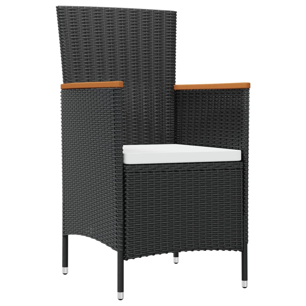 7-delige Tuinset met kussens poly rattan