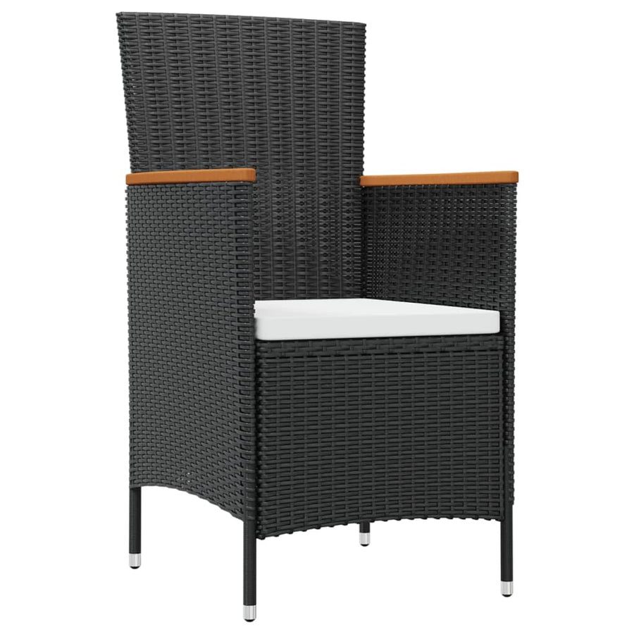 7-delige Tuinset met kussens poly rattan