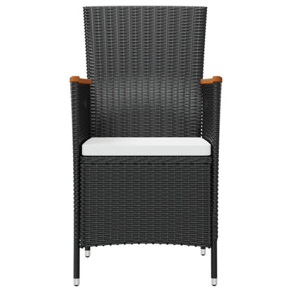7-delige Tuinset met kussens poly rattan