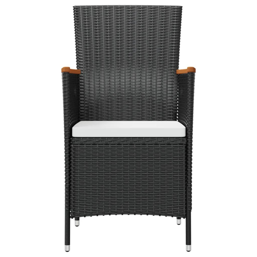 7-delige Tuinset met kussens poly rattan