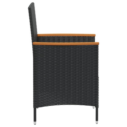 7-delige Tuinset met kussens poly rattan