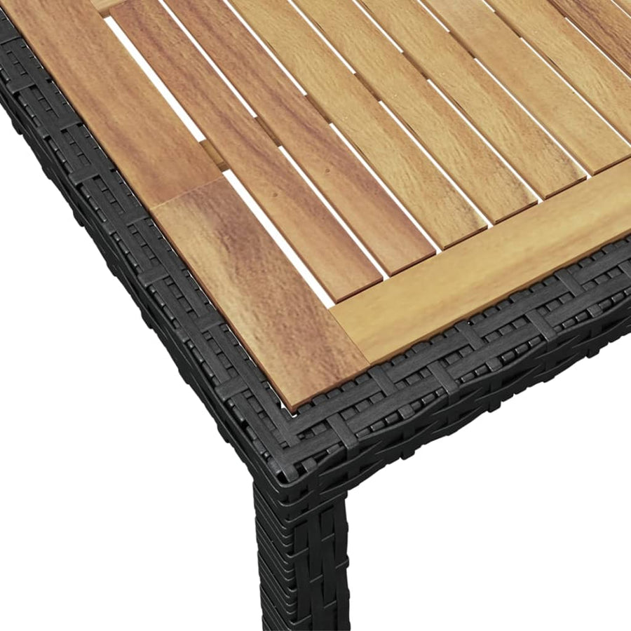 7-delige Tuinset met kussens poly rattan
