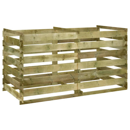Compostbak Met Latten Geïmpregneerd Grenenhout 180 x 90 x 90 cm
