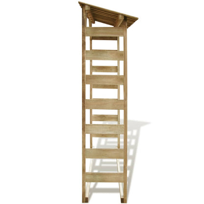 Haardhoutopslag Geïmpregneerd Grenenhout 150 x 44 x 176 cm