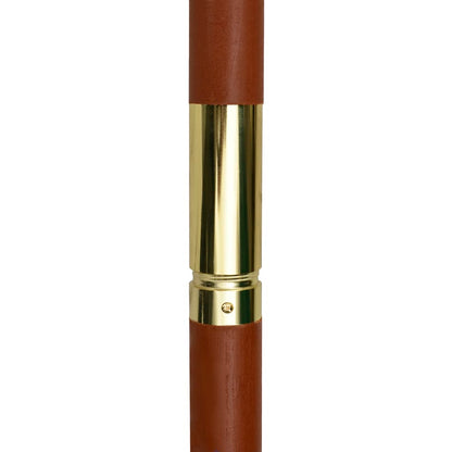 Parasol Met Houten Paal 200X300 Cm Wit Crème