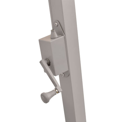 Zweefparasol met aluminium paal 350 cm groen