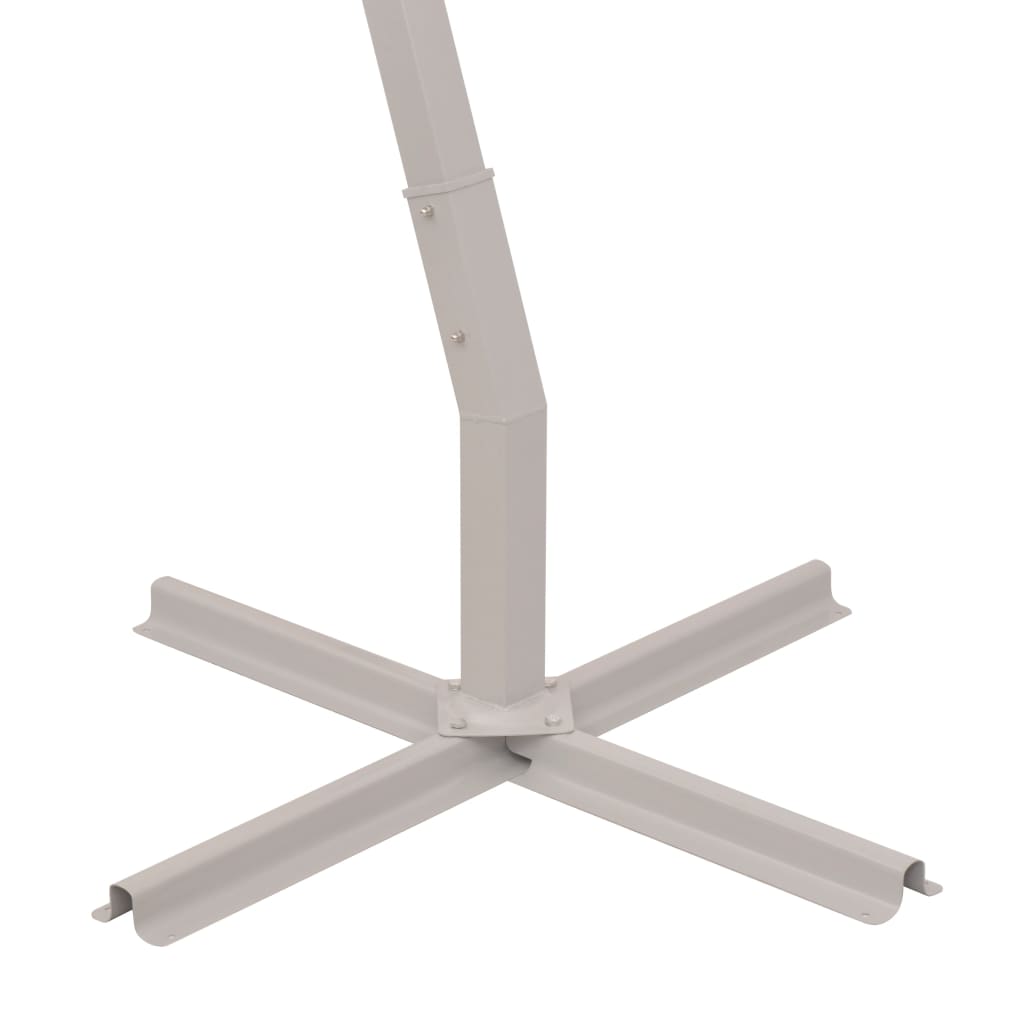 Zweefparasol met aluminium paal 350 cm groen