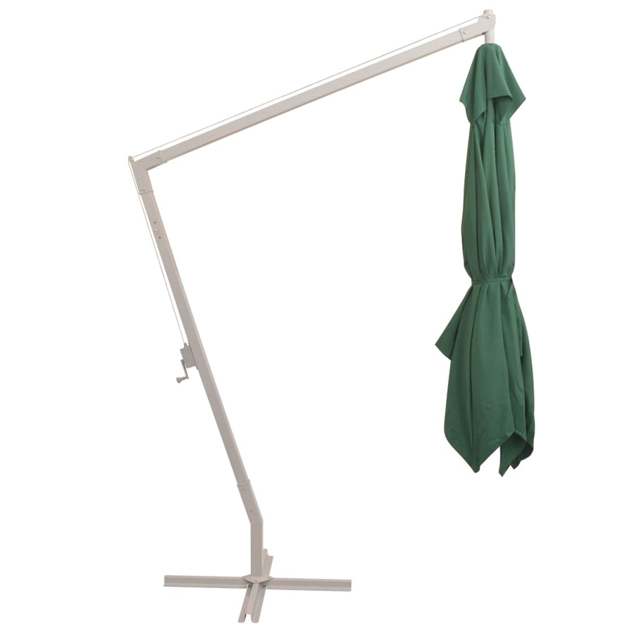Zweefparasol Met Aluminium Paal 300X300 Cm Groen