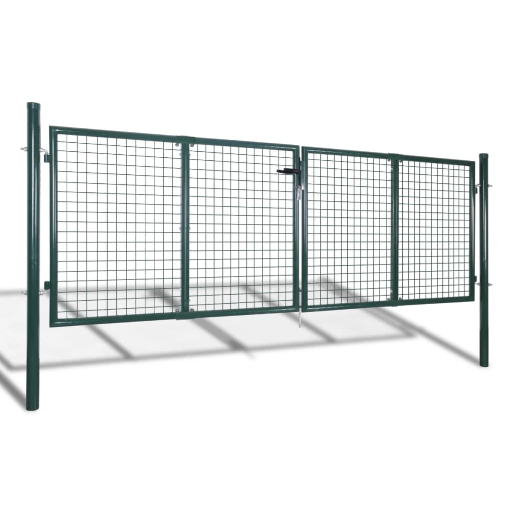Poort 306X150 Cm Staal Groen 306 x 150 cm