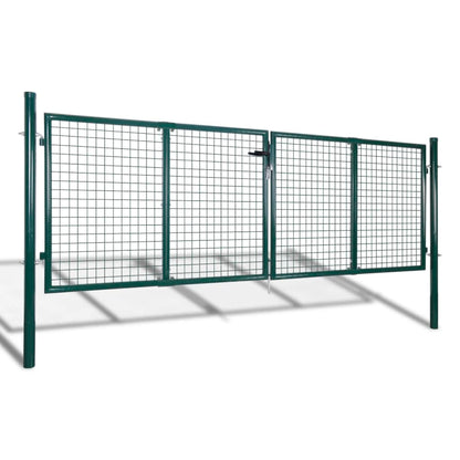 Poort 306X150 Cm Staal Groen 306 x 150 cm