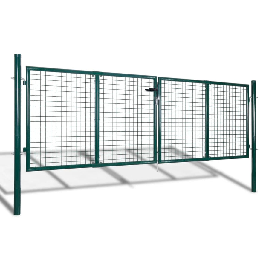 Poort 306X150 Cm Staal Groen 306 x 150 cm