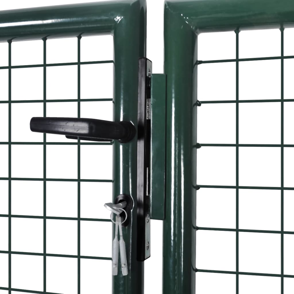 Poort 306X150 Cm Staal Groen 306 x 150 cm