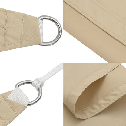Zonnescherm Vierkant 2X2 M Oxford Stof Beige Wit