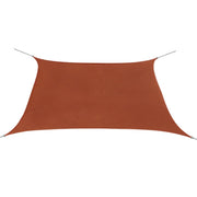 Zonnescherm vierkant 2x2 m oxford stof terracotta