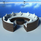 Loungeset 10-delig poly rattan bruin