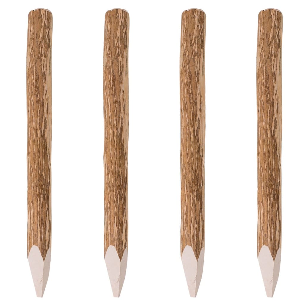 Schuttingpalen Met Punt Hazelaarhout 90 cm