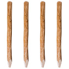 Fence posts with pointed end 4 pcs 120 cm hazel wood