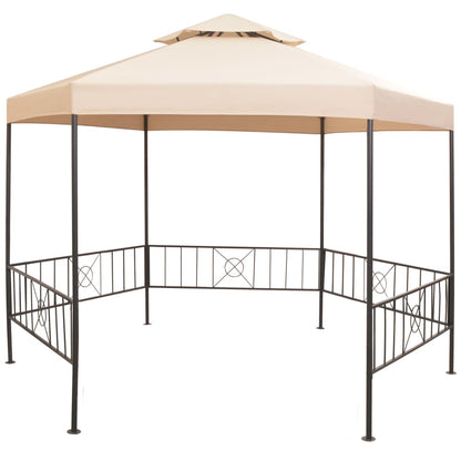 Tuinprieel 323X265 Cm Hexagonaal Beige