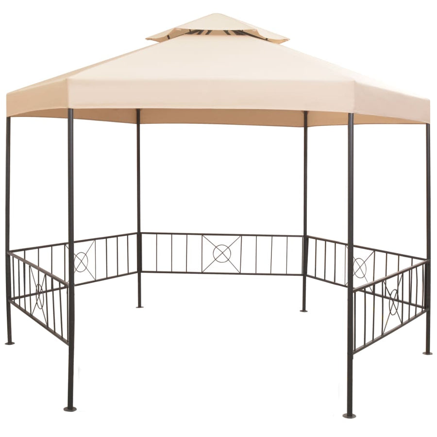 Tuinprieel 323X265 Cm Hexagonaal Beige