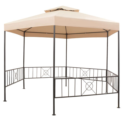 Tuinprieel 323X265 Cm Hexagonaal Beige