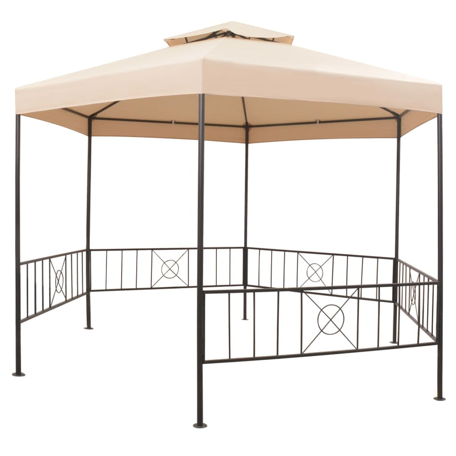 Tuinprieel 323X265 Cm Hexagonaal Beige