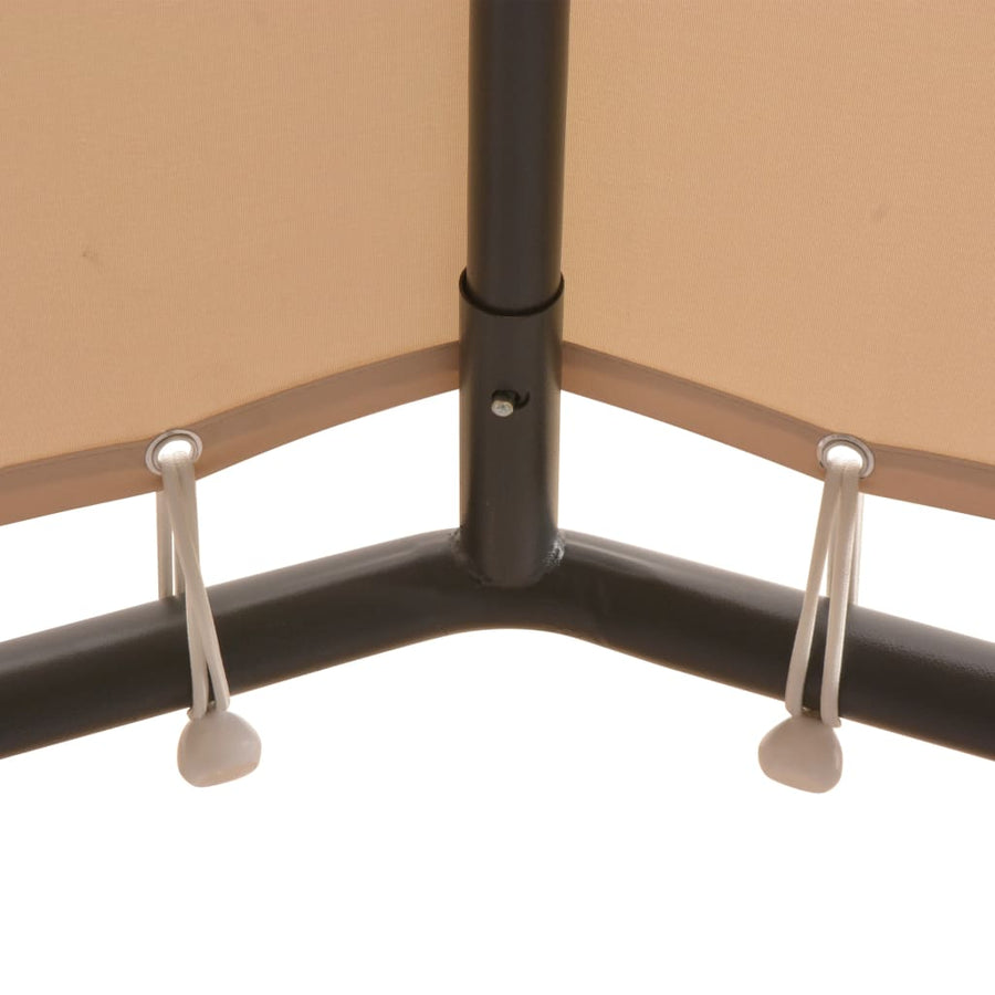 Prieel Staal 4 x 4 m Beige