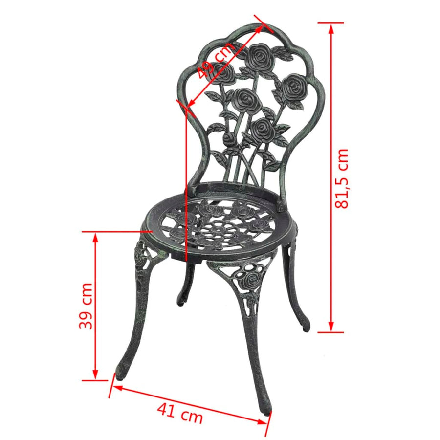 Bistrostoelen Gietaluminium Groen
