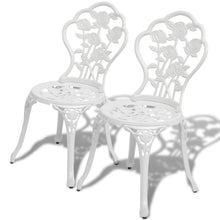 Bistrostoelen Gietaluminium Wit