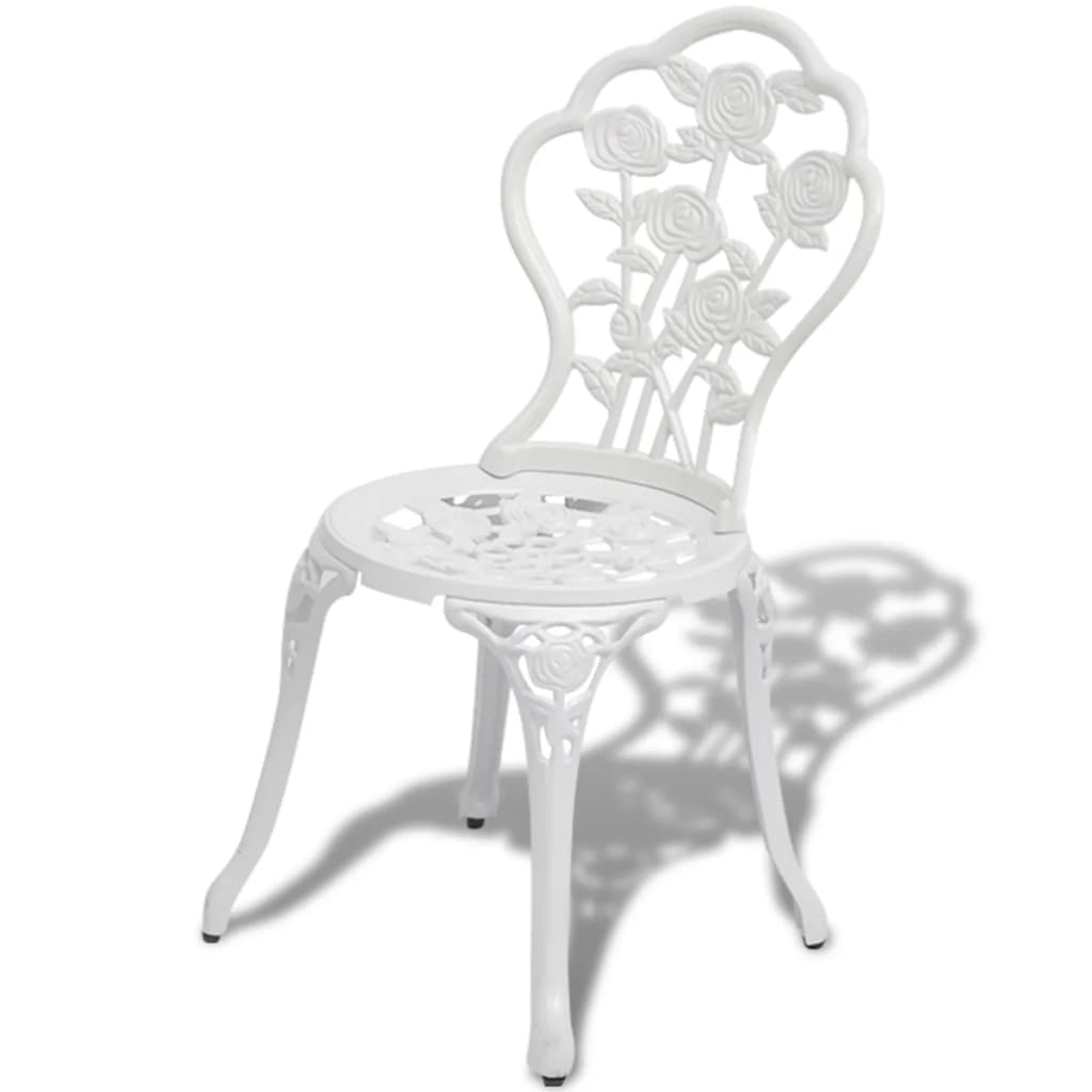 Bistrostoelen Gietaluminium Wit
