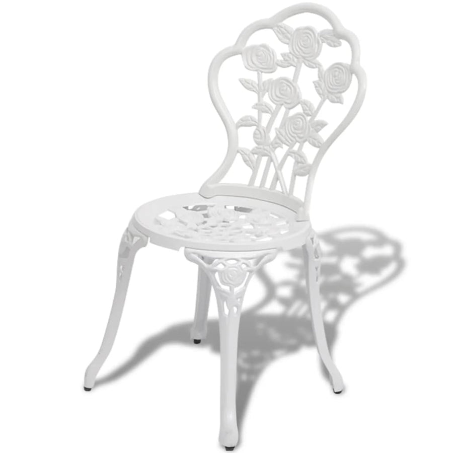 Bistrostoelen Gietaluminium Wit