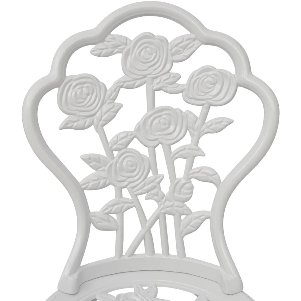 Bistrostoelen Gietaluminium Wit