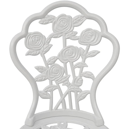 Bistrostoelen Gietaluminium Wit